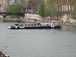  bateau faisant demi-tour sur la Seine